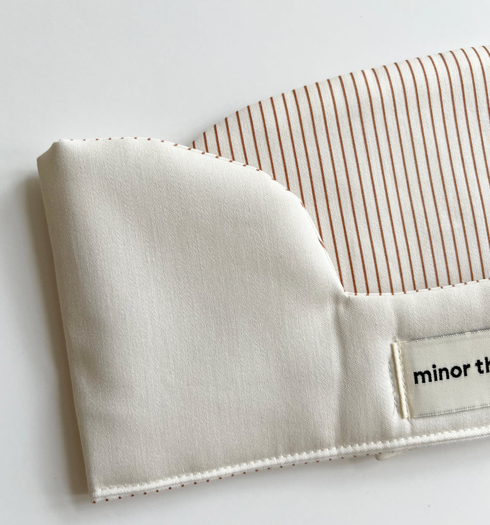 White baker's play hat up close